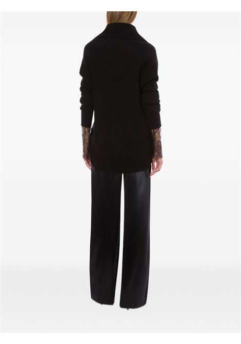 Cardigan in misto lana nero Alberta Ferretti - donna ALBERTA FERRETTI | 090366010555